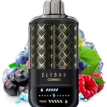 Elf bar COMBO 20 000 &ndash; 25 000 Чорна смородина малина та Виноград 363 фото