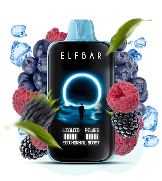 ElfBar MoonNight 40000 Blue Razz Ice (Чорниця Малина Лід) 400 фото