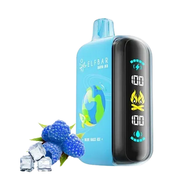 Elf Bar RAYA D3 25000 Blue Razz Ice (Блакитна малина лід) 450 фото